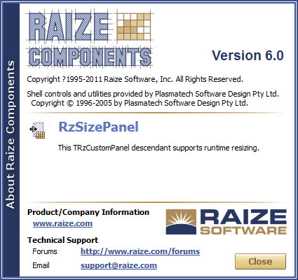 Raize Components 6.0 中的一点瑕疵